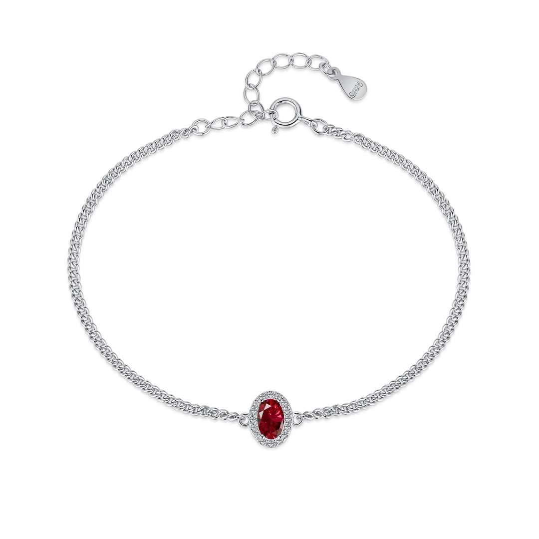 [Love More]Exquisite Oval Shape Bracelet