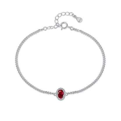 [Love More]Exquisite Oval Shape Bracelet