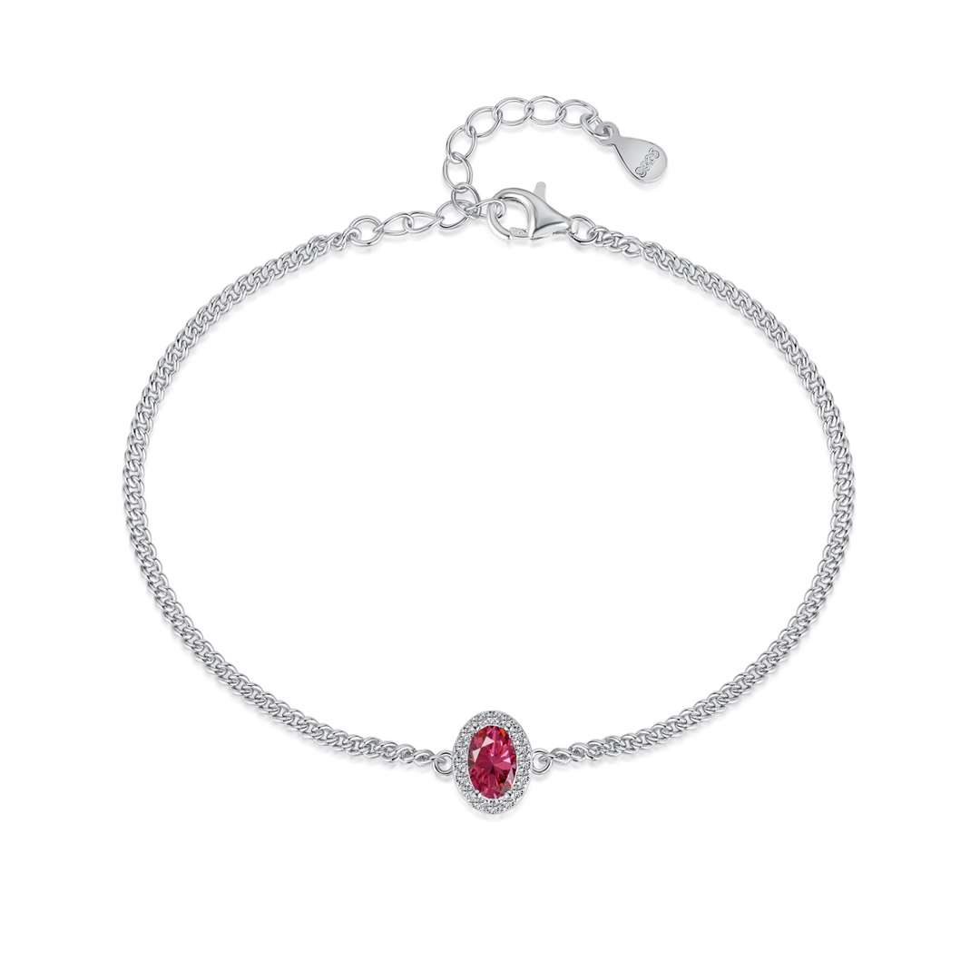 [Love More]Exquisite Oval Shape Bracelet