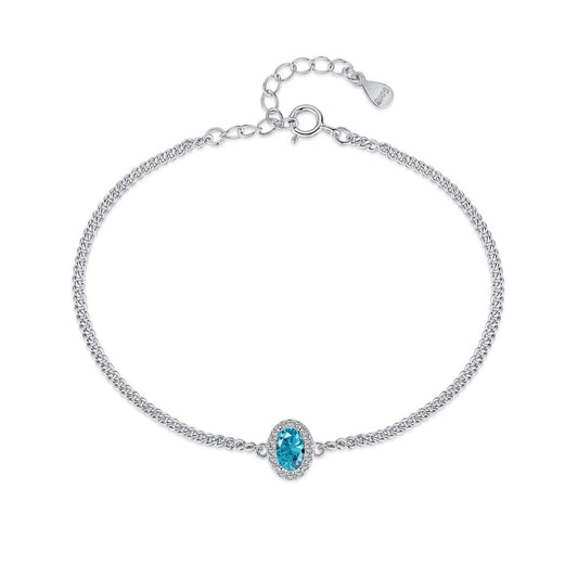 [Love More]Exquisite Oval Shape Bracelet