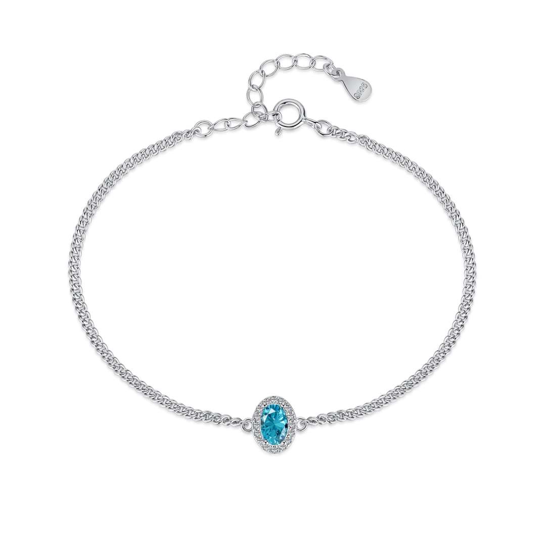 [Love More]Exquisite Oval Shape Bracelet