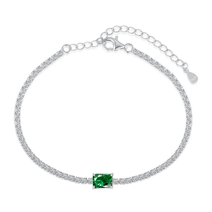 [Love More]1.0 Carat Unique Emerald Cut Banquet Bracelet