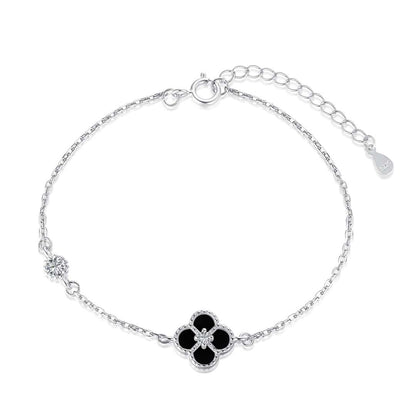 [Love More]Delicate Four Leaf Clover Bracelet
