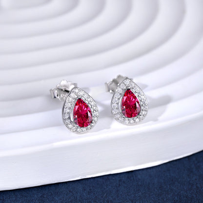 [Love More]Luxurious Water Drop Shape Earrings