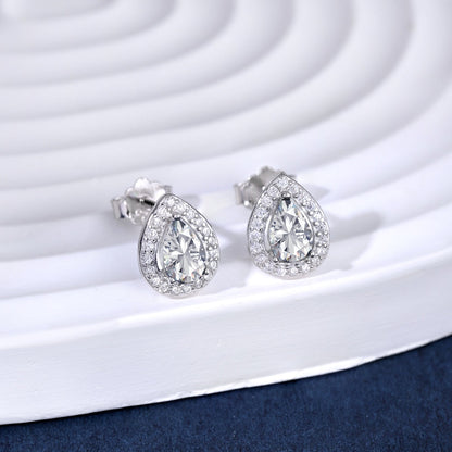 [Love More]Luxurious Water Drop Shape Earrings
