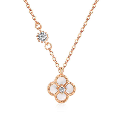 [Love More]Delicate Flower Shape Necklace