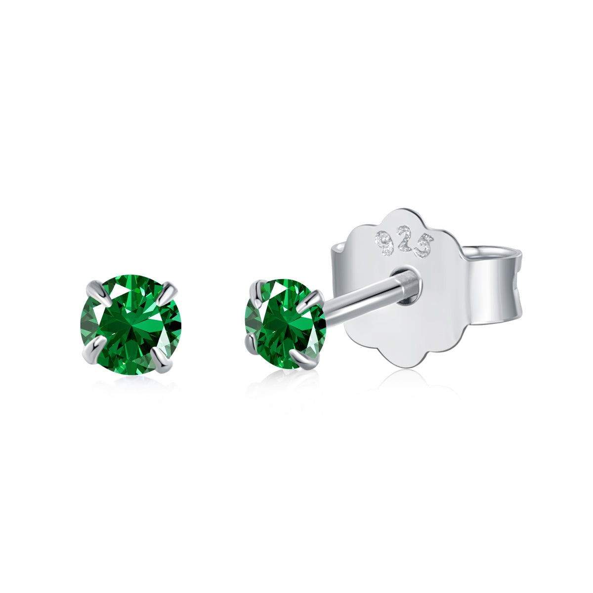 [Love More]Delicate Solitaire Earrings