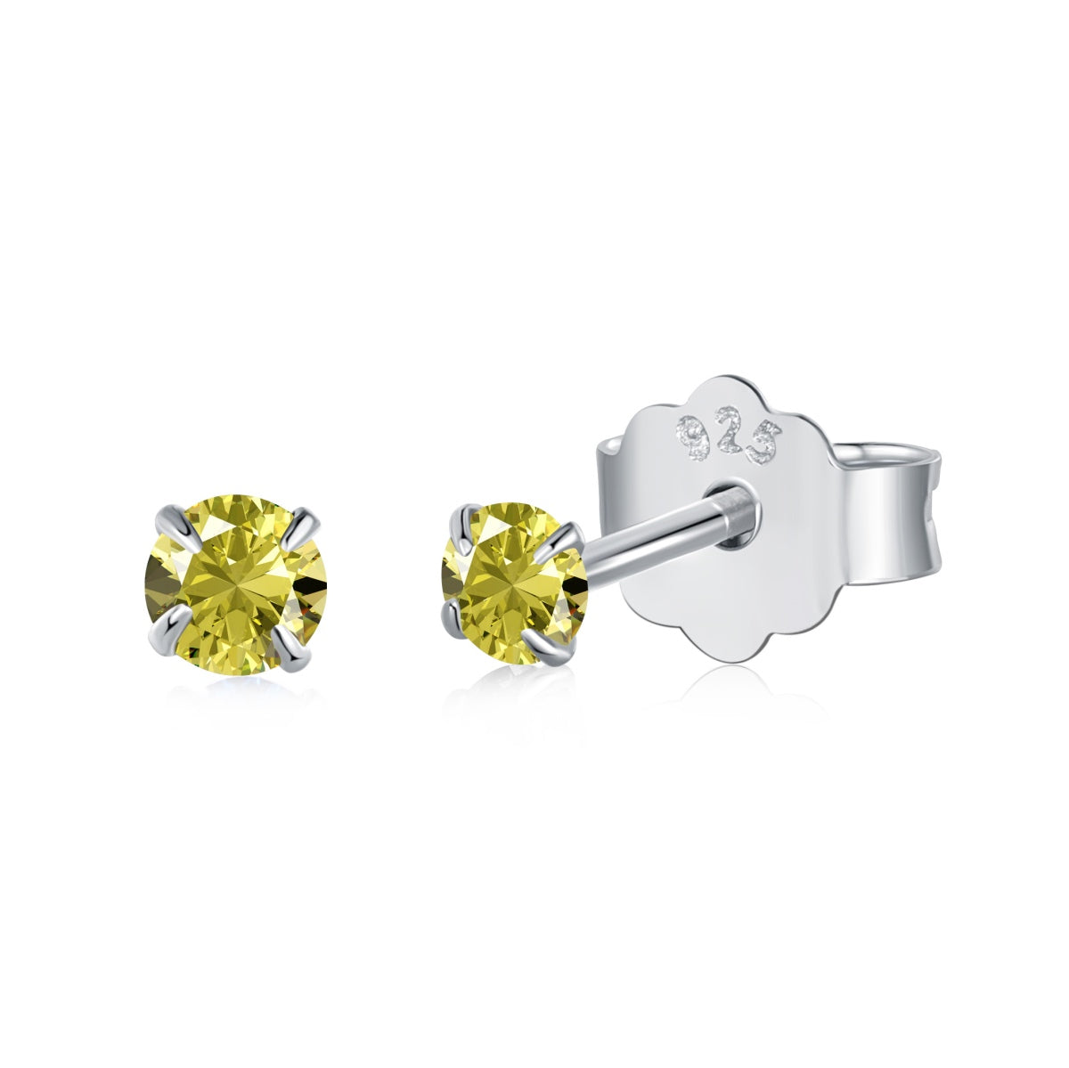 [Love More]Delicate Solitaire Earrings