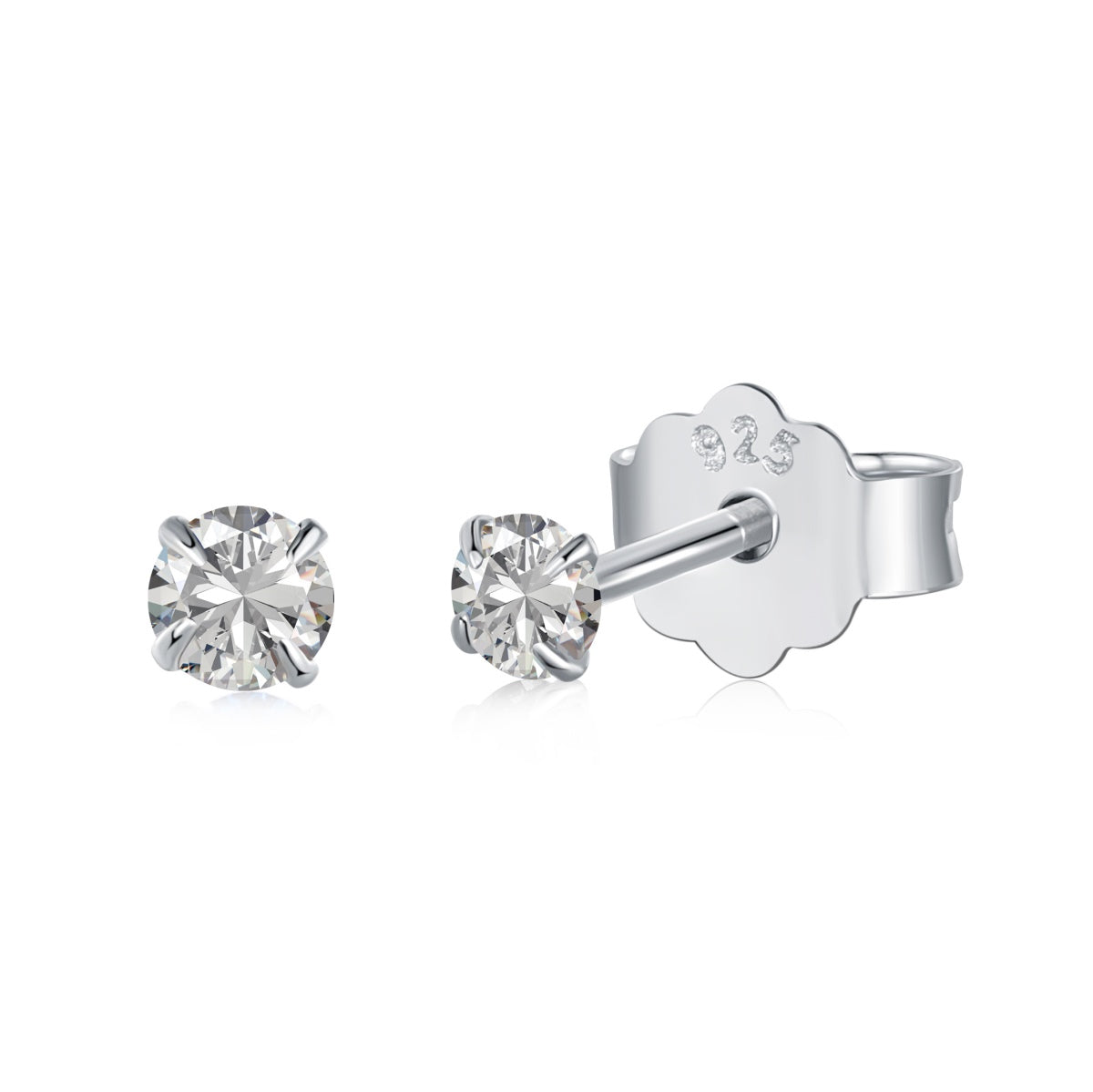 [Love More]Delicate Solitaire Earrings