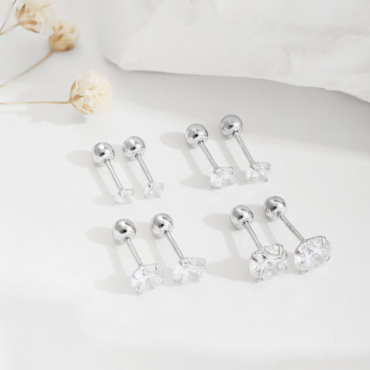 [Love More]Unique U-Shaped Ear Bone Earrings