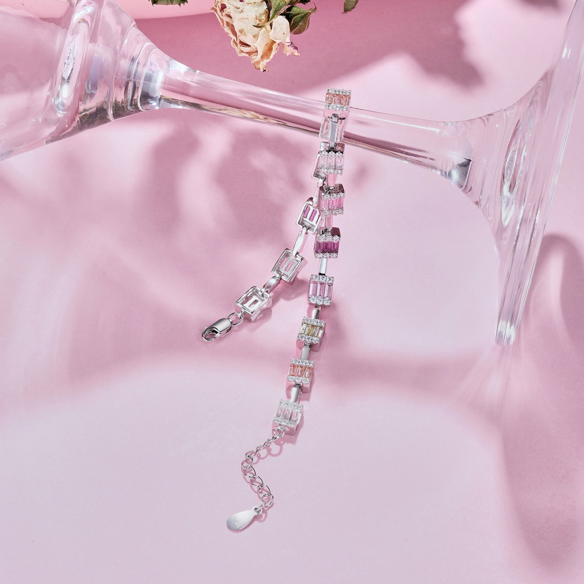[Love More]Dainty Charming Emerald Cut Daily Bracelet