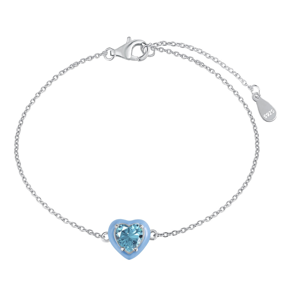 [Love More]Sparkling Romantic Heart Shape Lover Bracelet