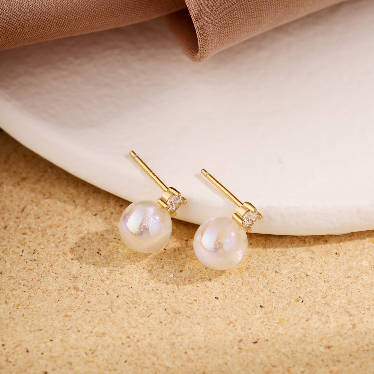 [Love More]Symphony Mermaid Pearl Earrings