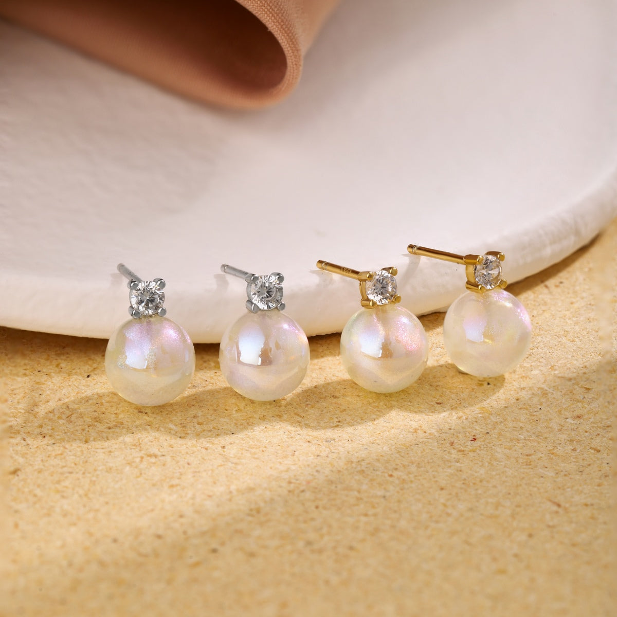 [Love More]Symphony Mermaid Pearl Earrings