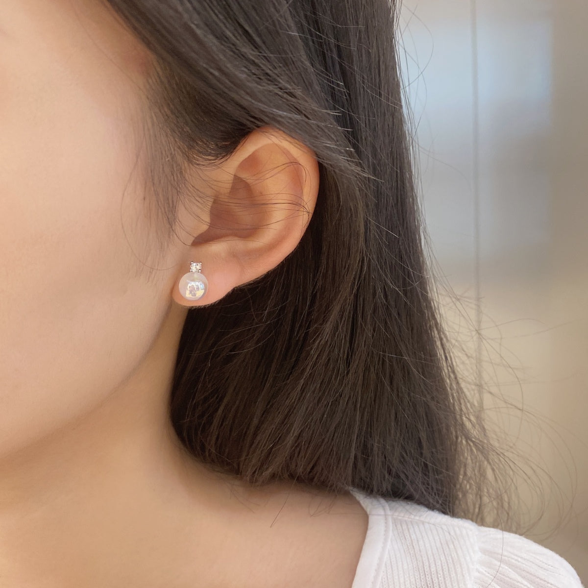 [Love More]Symphony Mermaid Pearl Earrings