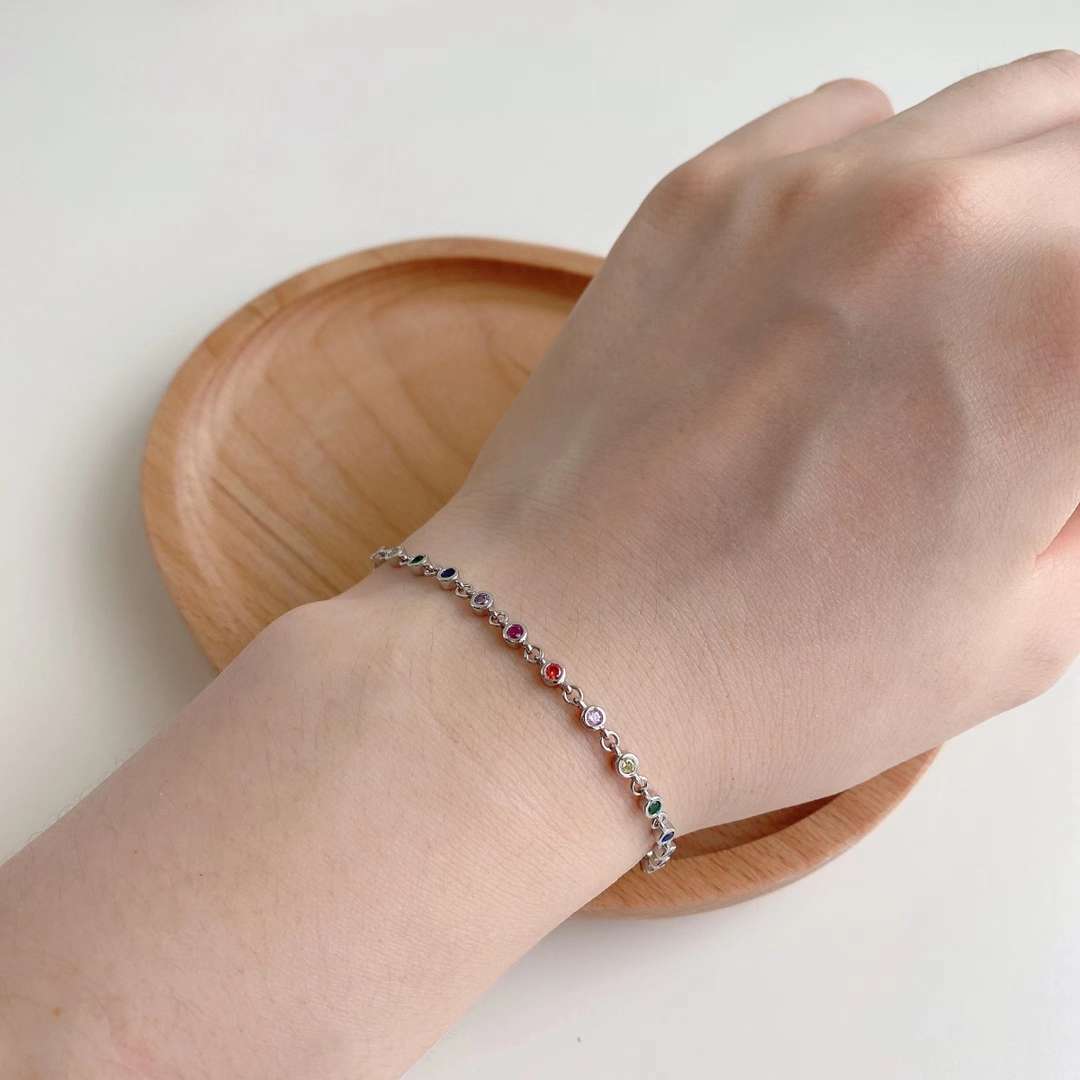 [Love More]Colorful Bead Array Bracelet