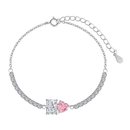 [Love More]Dazzling Unique Multi Shape Lover Bracelet