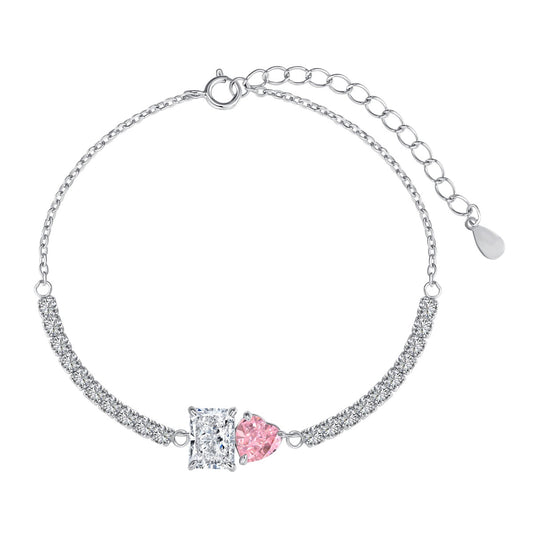 [Love More]Dazzling Unique Multi Shape Lover Bracelet