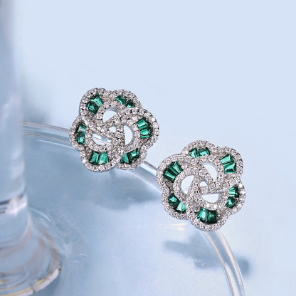 [Love More]Exquisite Flower Shape Daily Earrings