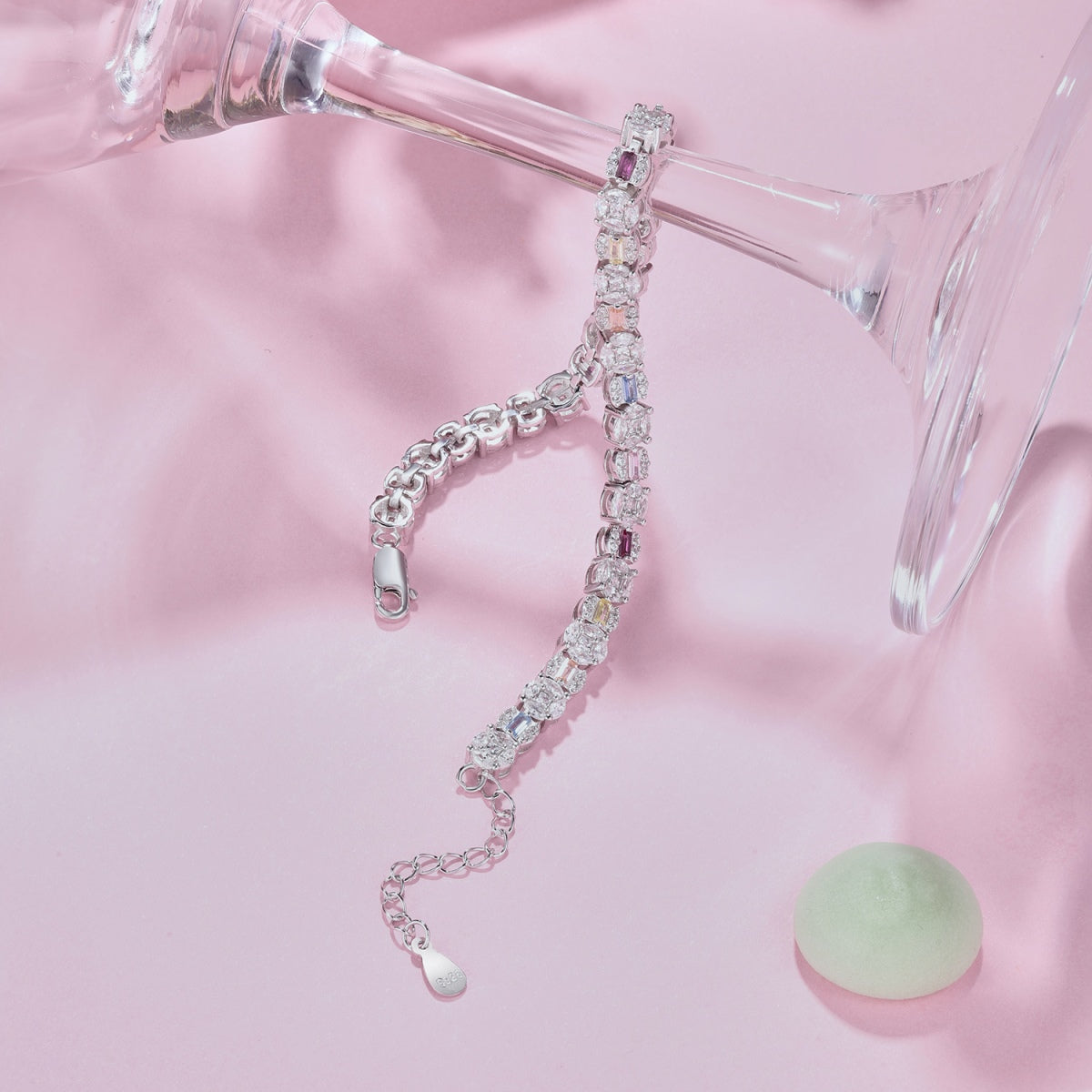 [Love More]Dazzling Radiant Multi Cut Daily Bracelet