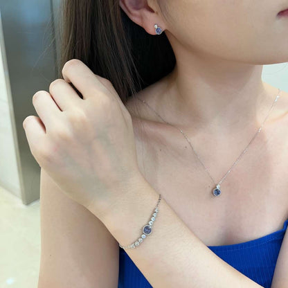 [Love More]Luxurious Heart Of The Ocean Bracelet