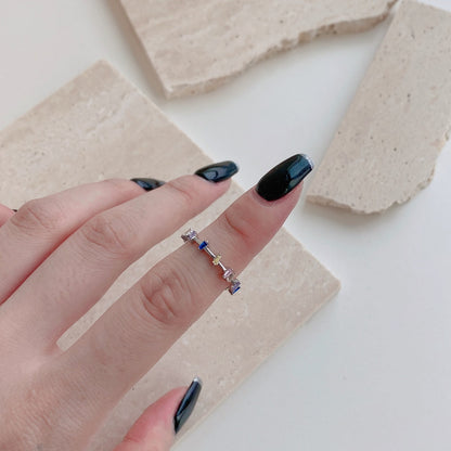[Love More]Unique Trapezoid Cut Daily Ring