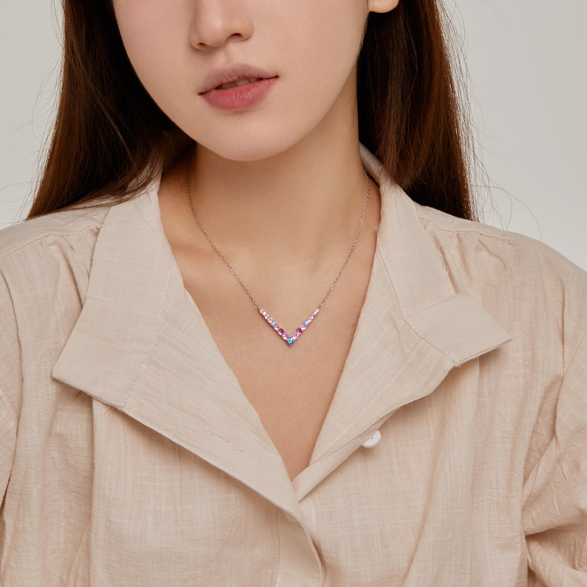 [Love More]Ornate Round Cut Necklace