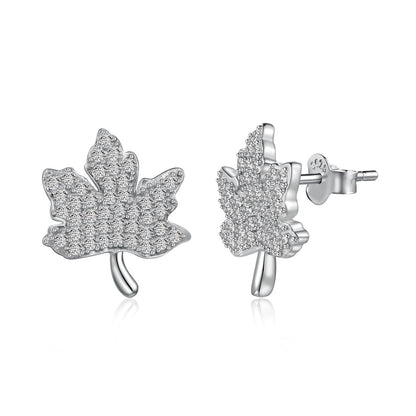 [Love More]Exquisite Maple Leaf Design Earrings
