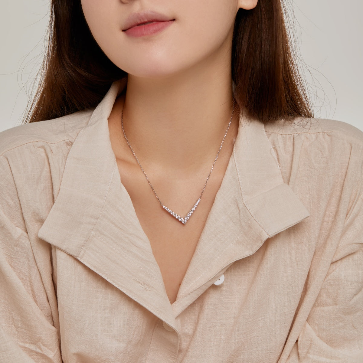 [Love More]Ornate Round Cut Necklace