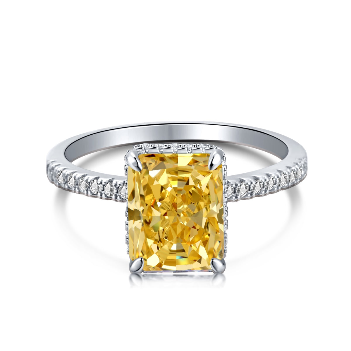 [Love More]4.0 Carat Luxurious Engagement Ring