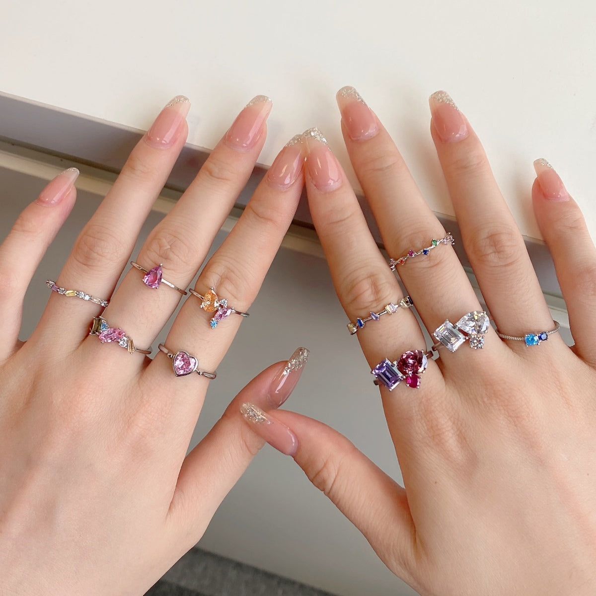 [Love More]Unique Trapezoid Cut Daily Ring