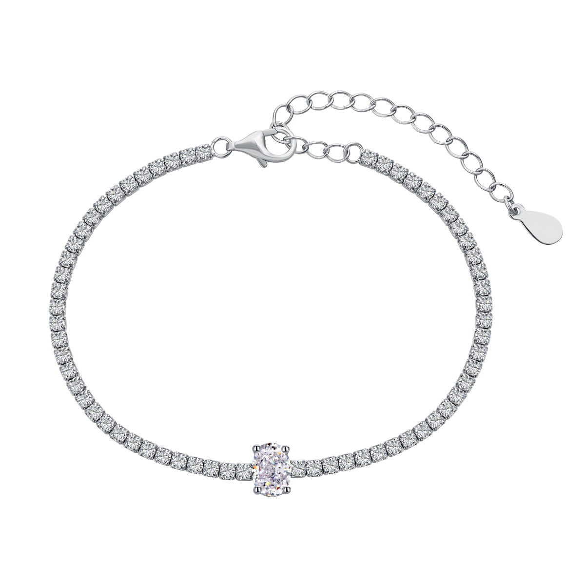 [Love More]0.75 Carat Exquisite Oval Cut Daily Bracelet