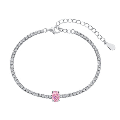 [Love More]0.75 Carat Exquisite Oval Cut Daily Bracelet