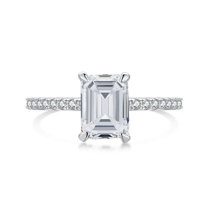 [Love More]2.0 Carat Scintillating Ornate Radiant Cut Party Ring