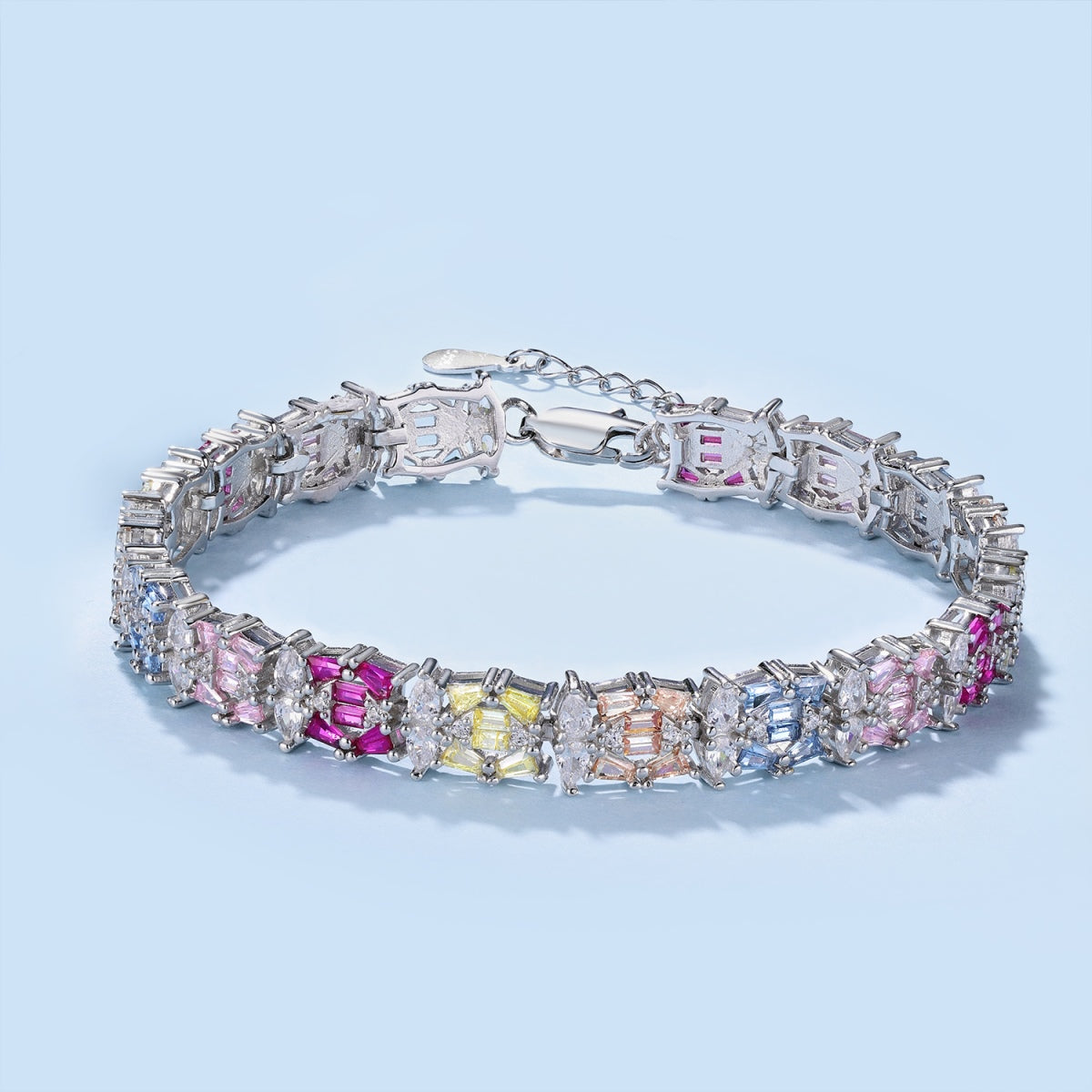 [Love More]Delicate Colorful Multi Cut Party Bracelet