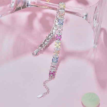 [Love More]Delicate Colorful Multi Cut Party Bracelet