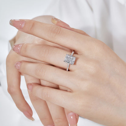[Love More]4.0 Carat Luxurious Engagement Ring