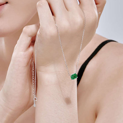 [Love More]Luxurious Square Shape Colorful Necalack