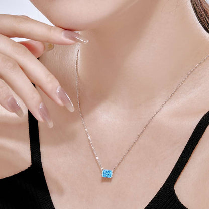 [Love More]Luxurious Square Shape Colorful Necalack
