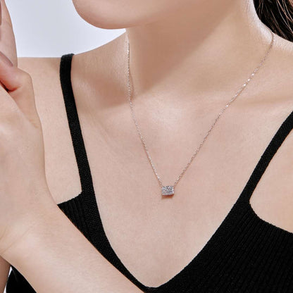 [Love More]Luxurious Square Shape Colorful Necalack