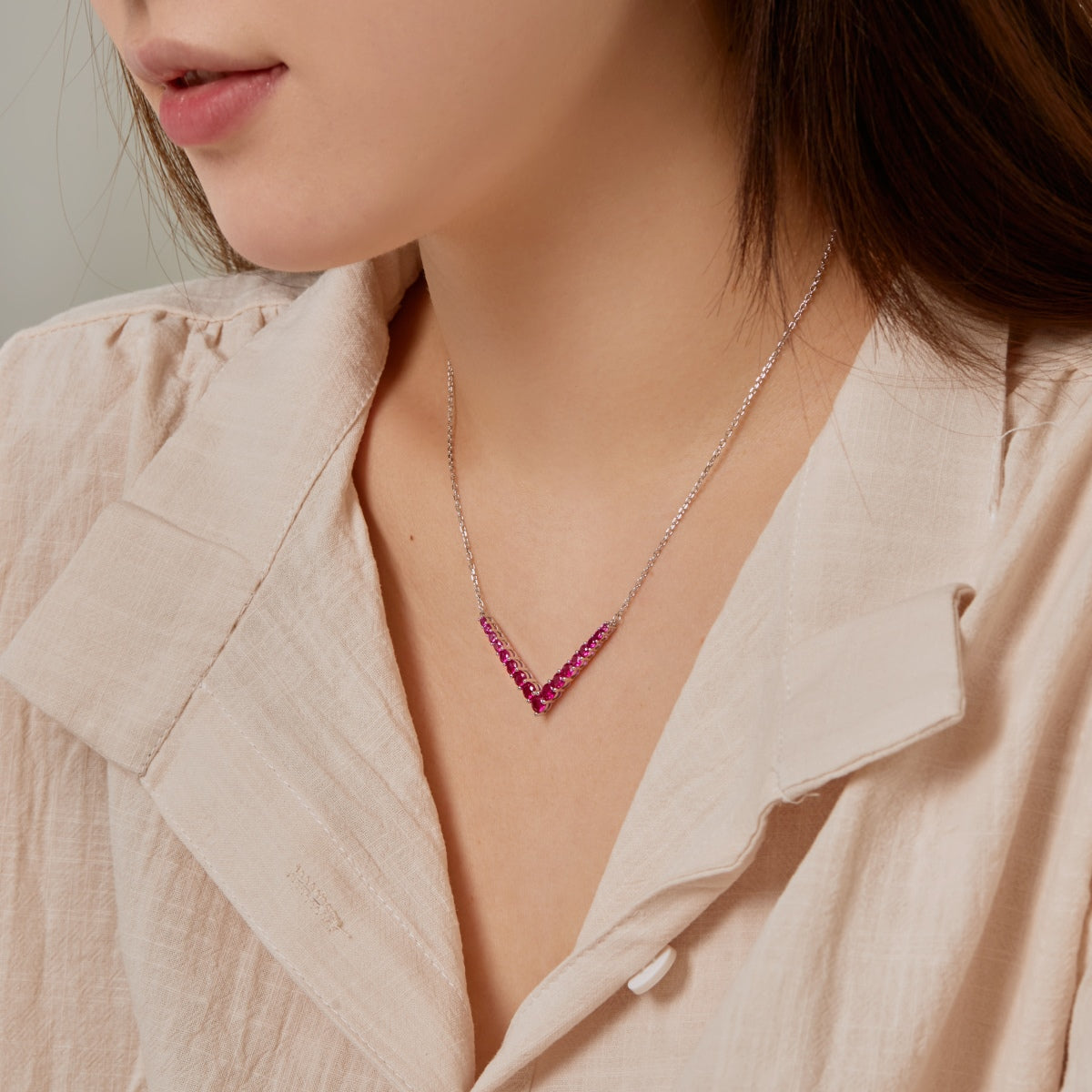 [Love More]Ornate Round Cut Necklace