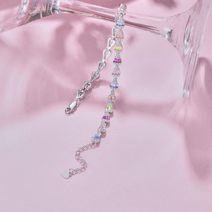 [Love More]Radiant Water Drop Shape Daily Bracelet