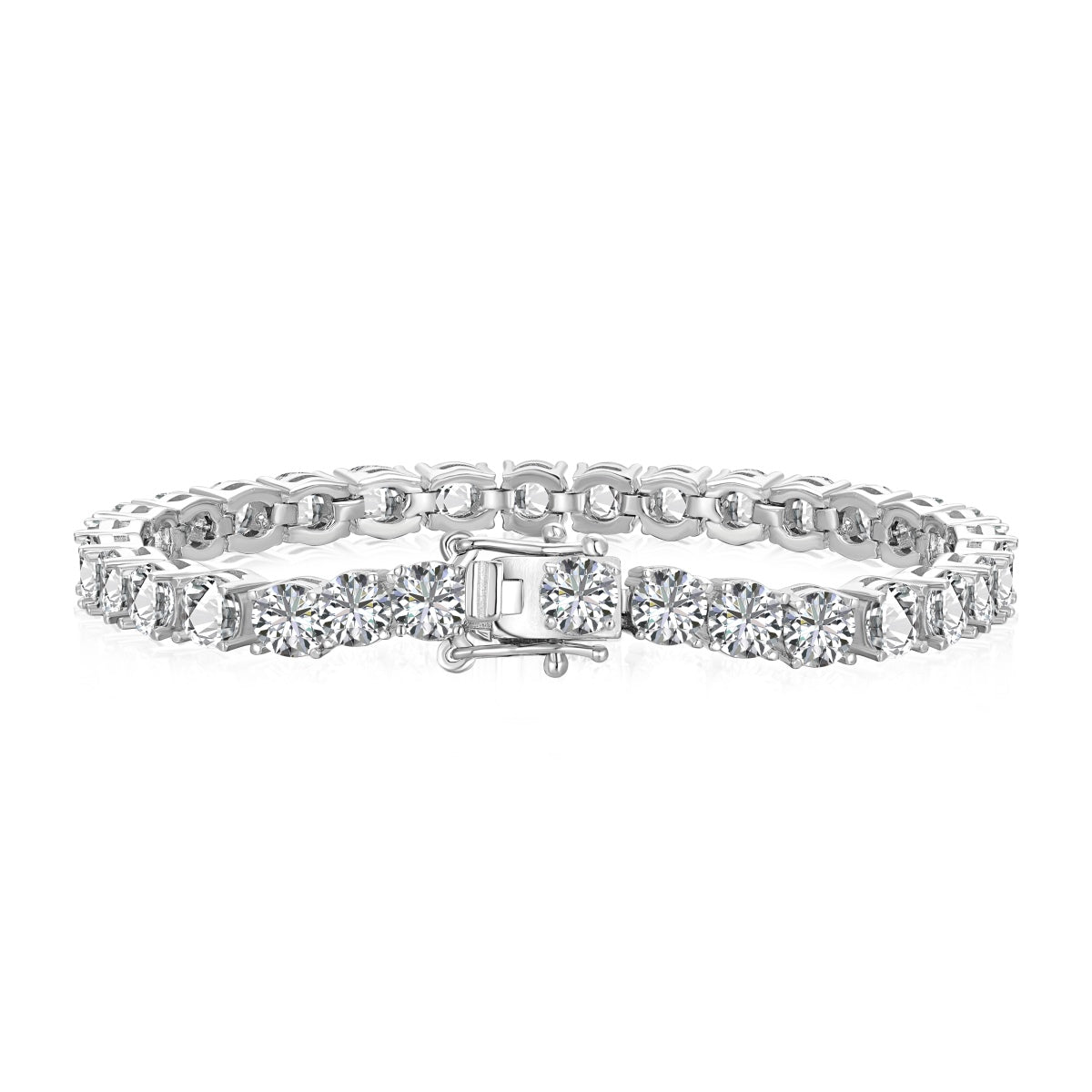 [Love More]Ornate Sparkling Round Cut Wedding Bracelet