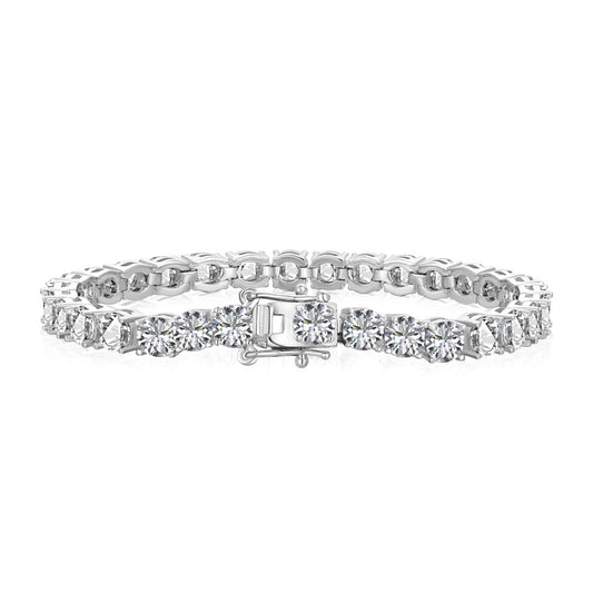 [Love More]Ornate Sparkling Round Cut Wedding Bracelet