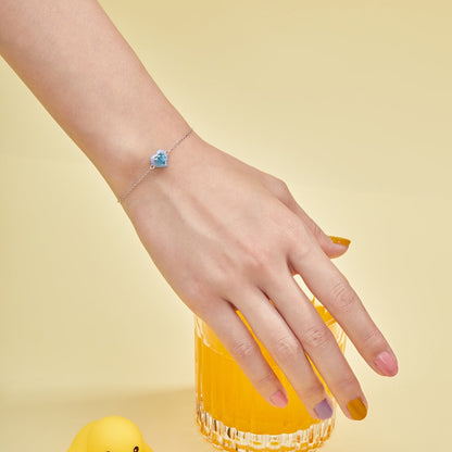 [Love More]Sparkling Romantic Heart Shape Lover Bracelet