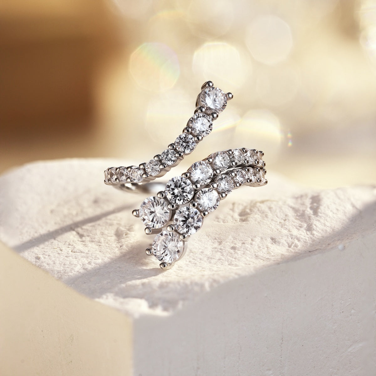 [Love More]Unique Vivid Snake Shape Daily Ring