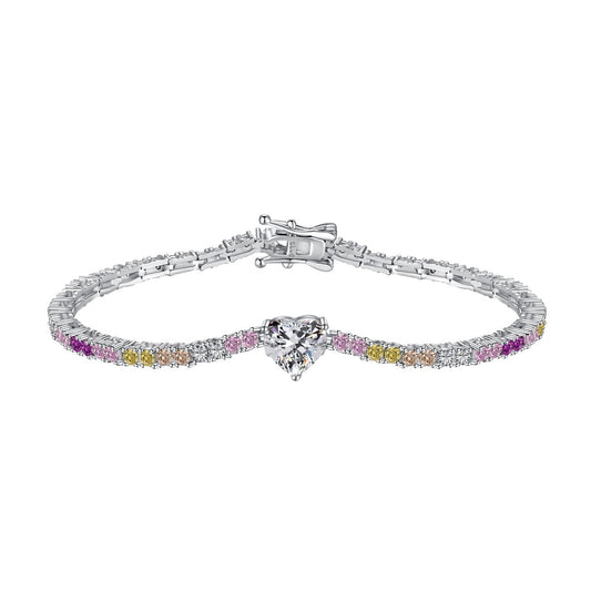 [Love More]Delicate Romantic Heart Shape Lover Bracelet