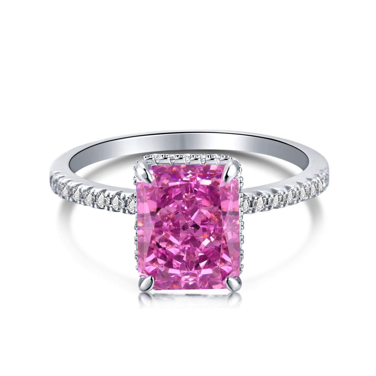 [Love More]4.0 Carat Luxurious Engagement Ring