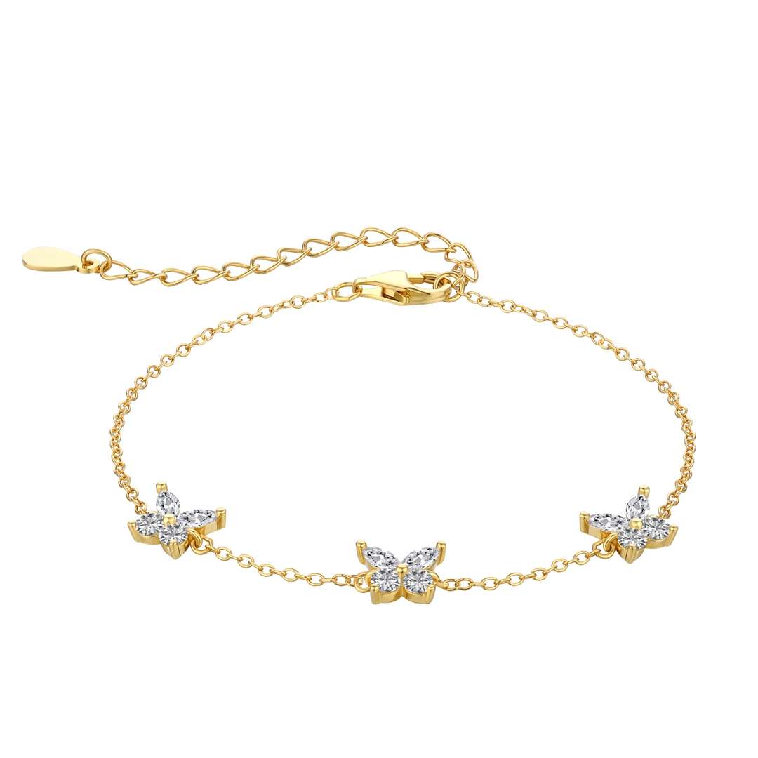 [Love More]Radiant Butterfly Shape Necklace