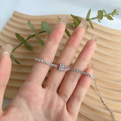 [Love More]Dazzling Unique Multi Shape Lover Bracelet
